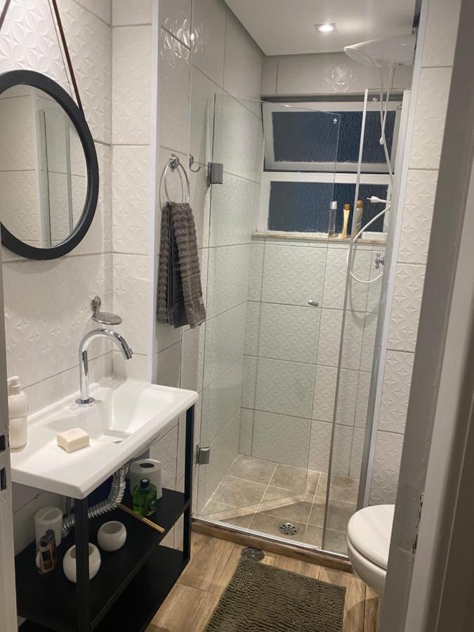 Apartamento Agradavel Em Santos Na Rua Da Praia. 外观 照片